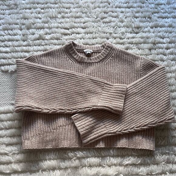 Claudie Pierlot Melbi Cropped Wool Blend Knit Sweater - Picture 6 of 10